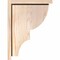 Ekena Millwork Ridgewood Smooth Corbel w/Backplate, Douglas Fir, 7 1/2"W x 12"D x 16"H COR08X12X16RID01SDF - alternate 4